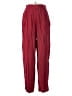 Unbranded Solid Red Casual Pants Size S - photo 1
