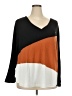 Shein Color Block Orange Pullover Sweater Size 22 - photo 1