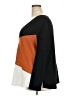 Shein Color Block Orange Pullover Sweater Size 22 - photo 5