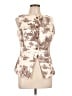 Cider 100% Polyester Ivory Vest Size L - photo 1
