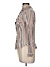 We the Free Stripes Silver Long Sleeve Blouse Size M - photo 5