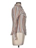 We the Free Stripes Silver Long Sleeve Blouse Size M - photo 4