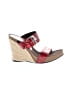 Donald J Pliner Red Wedges Size 8 1/2 - photo 1