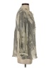Parker Animal Print Ivory 3/4 Sleeve Blouse Size XS - photo 4