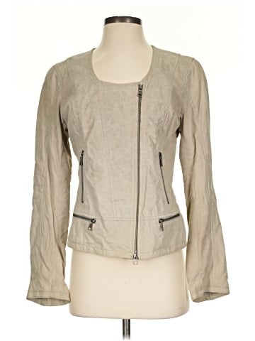 Banana Republic Monogram Leather Jacket (view 1)