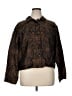 Chico's Design Paisley Brown 3/4 Sleeve Button-Down Shirt Size XL (3) - photo 1