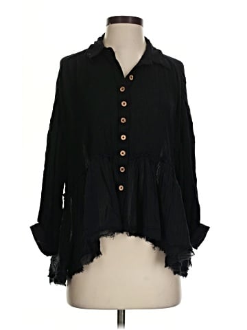 Free People 3/4 Sleeve Blouse (view 1)