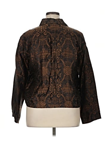 Chico's Design 3/4 Sleeve Button-Down Shirt (view 2)