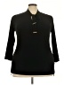 MICHAEL Michael Kors Black 3/4 Sleeve Blouse Size 2X - photo 1
