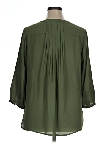 JM Collection 3/4 Sleeve Blouse (view 2)