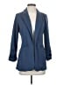 Nine West Solid Blue Blazer Size XS - photo 1