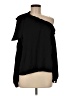 CeCe 100% Polyester Black Long Sleeve Blouse Size M - photo 1