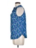 Ann Taylor LOFT Blue Sleeveless Blouse Size Lg Petite - photo 5