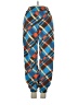 Simon Miller 100% Cotton Argyle Blue Casual Pants Size XS (0) - photo 1