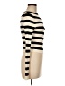 H&M Stripes Ivory Turtleneck Sweater Size M - photo 4