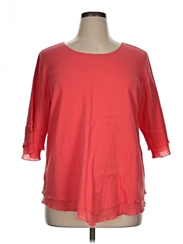 Soft Surroundings 3/4 Sleeve Blouse (view 1)