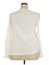 Unbranded 100% Polyester Ivory Long Sleeve Blouse Size 2X - photo 2