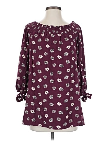 Blu Pepper 3/4 Sleeve Blouse (view 1)