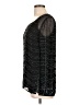 Scala 100% Silk Black Long Sleeve Silk Top Size L - photo 5