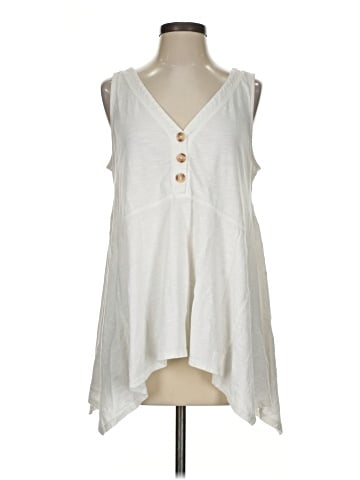 Maeve by Anthropologie Sleeveless Button-Down Shirt (view 1)
