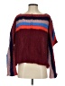 Free People Color Block Burgundy Wool Pullover Sweater Size XS - photo 1