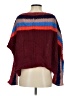 Free People Color Block Burgundy Wool Pullover Sweater Size XS - photo 2