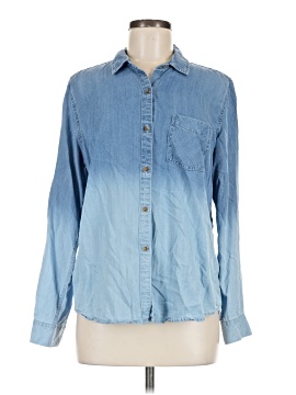 Time And Tru Long Sleeve Button Down Shirt
