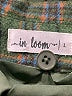 In Loom 100% Polyester Plaid Green Jacket Size L - photo 6