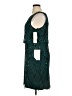 PAPELL Studio 100% Polyester Stars Teal Cocktail Dress Size 16 - photo 5