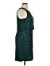 PAPELL Studio 100% Polyester Stars Teal Cocktail Dress Size 16 - photo 4