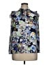 Zac & Rachel 100% Polyester Blue Sleeveless Blouse Size XL - photo 1