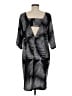 lucy Graphic Black Casual Dress Size M - photo 2