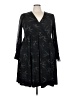 Torrid 100% Polyester Black Casual Dress Size 3X Plus (3) - photo 1