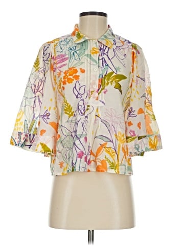 Maeve 3/4 Sleeve Blouse (view 1)