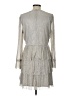 1.State Metallic Silver Casual Dress Size L - photo 2
