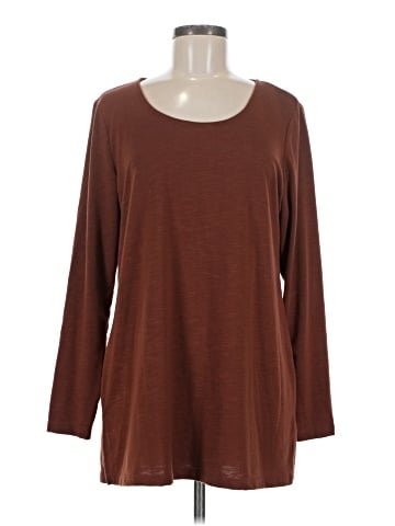 Christopher & Banks Long Sleeve T-Shirt (view 1)