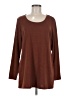 Christopher & Banks Brown Long Sleeve T-Shirt Size M - photo 1