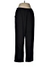 Lands' End 100% Cotton Solid Black Casual Pants Size M - photo 1