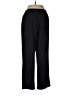 Lands' End 100% Cotton Solid Black Casual Pants Size M - photo 2