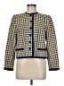 Abe Schrader Houndstooth Ivory Jacket Size 8 - photo 1