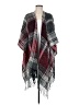 Woolrich 100% Polyester Plaid Gray Red Wrap One size - photo 1