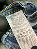 Denizen from Levi's Chevron-herringbone Blue Jeans Size 28 waist - photo 8