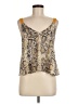 Harper Wren 100% Polyester Tan Sleeveless Blouse Size M - photo 1