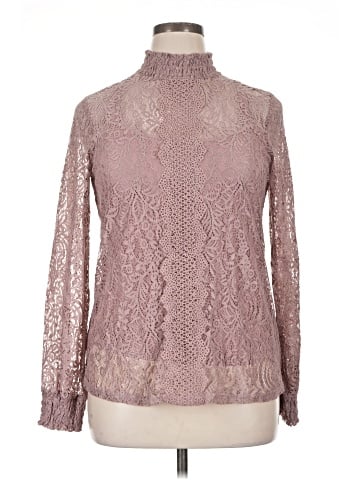 Cable & Gauge Long Sleeve Blouse (view 1)
