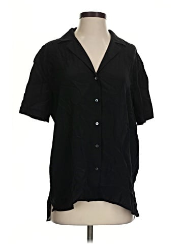 Babaton Short Sleeve Silk Top (view 1)
