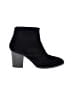 AQUATALIA 100% Leather Solid Black Ankle Boots Size 10 - photo 1