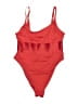 We Are We Wear Red Bodysuit Size 12 - 14 - photo 1