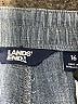 Lands' End Chevron-herringbone Blue Shorts Size 16 - photo 3