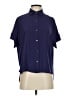 Rachel Zoe 100% Polyester Solid Blue Short Sleeve Blouse Size XS - photo 1