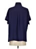 Rachel Zoe 100% Polyester Solid Blue Short Sleeve Blouse Size XS - photo 2